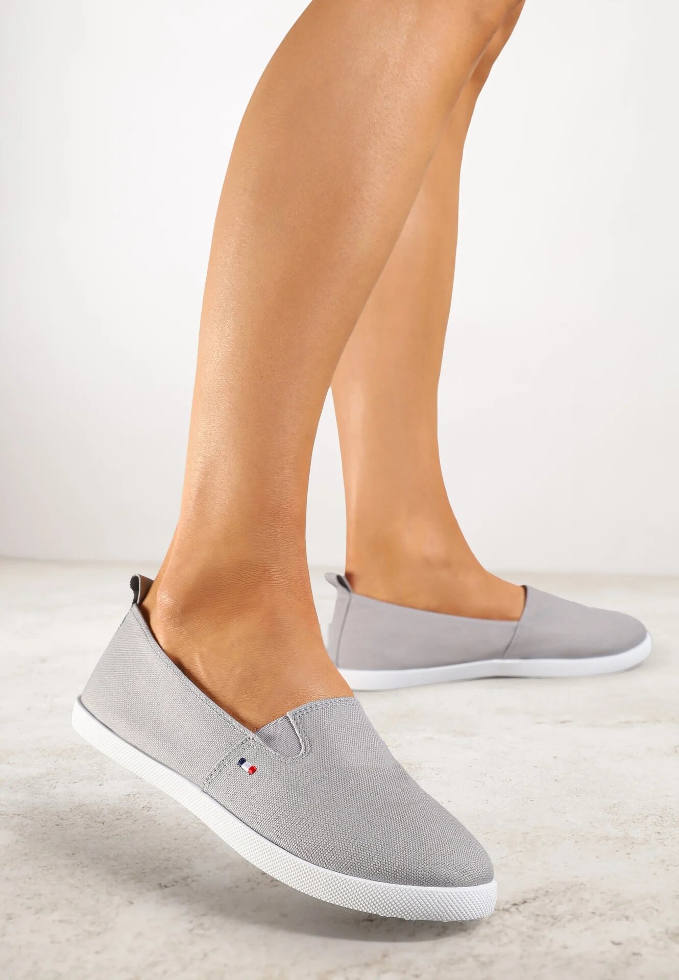 ballada Tenisi Gri Vices Basic cu Elastice Textile Aretela