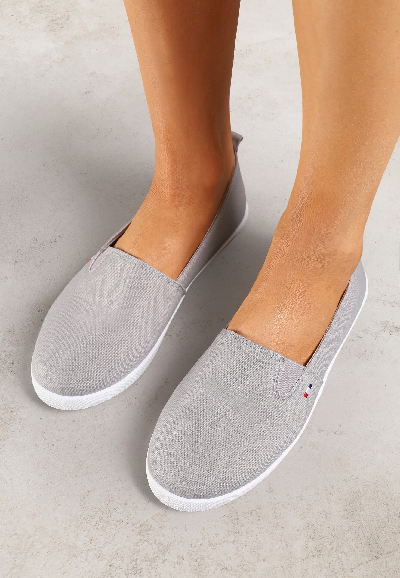 ballada Tenisi Gri Vices Basic cu Elastice Textile Aretela