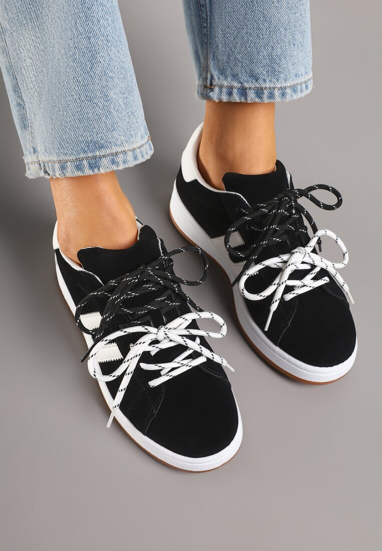 be.sport Adidași Negri Decorați Cu Motiv Geometric Telindrela