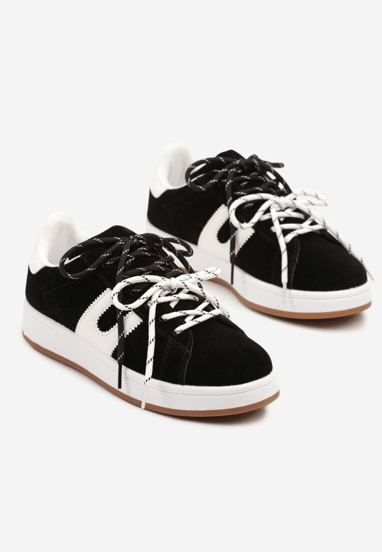 be.sport Adidași Negri Decorați Cu Motiv Geometric Telindrela
