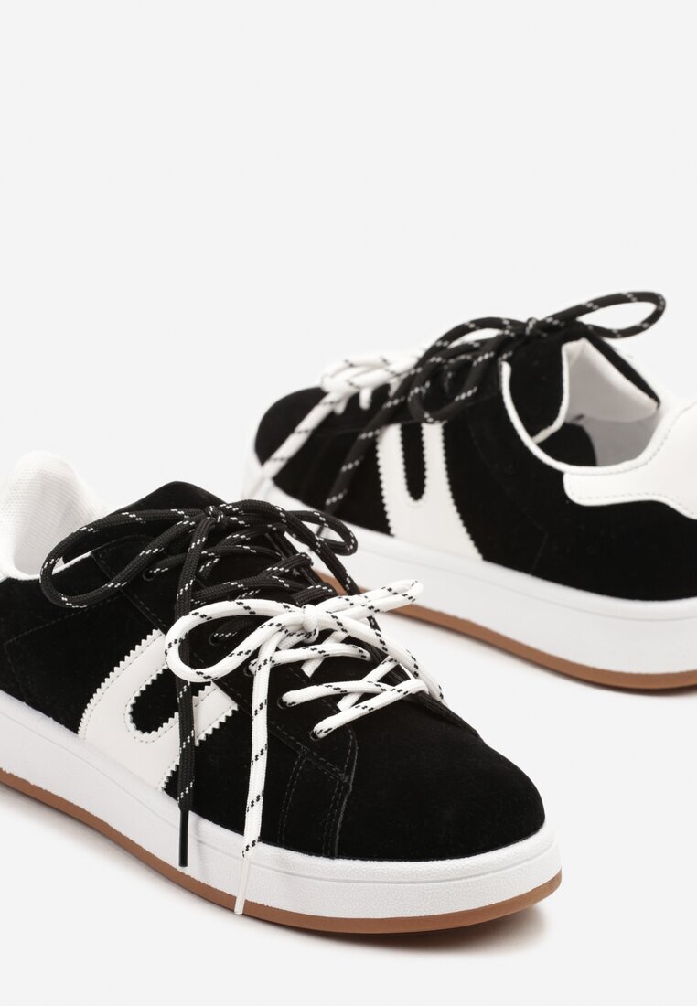 be.sport Adidași Negri Decorați Cu Motiv Geometric Telindrela