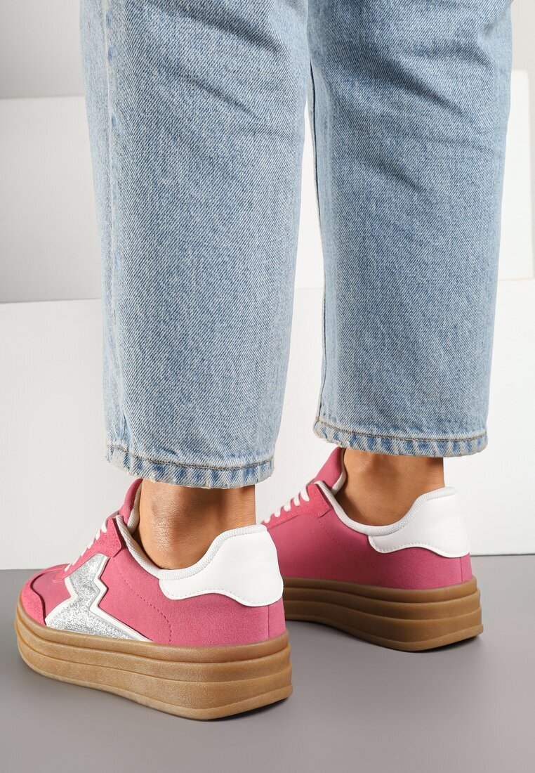 be.sport Sneakers Fucsia stil tenis Decorați cu Model Geometric Tolivanna