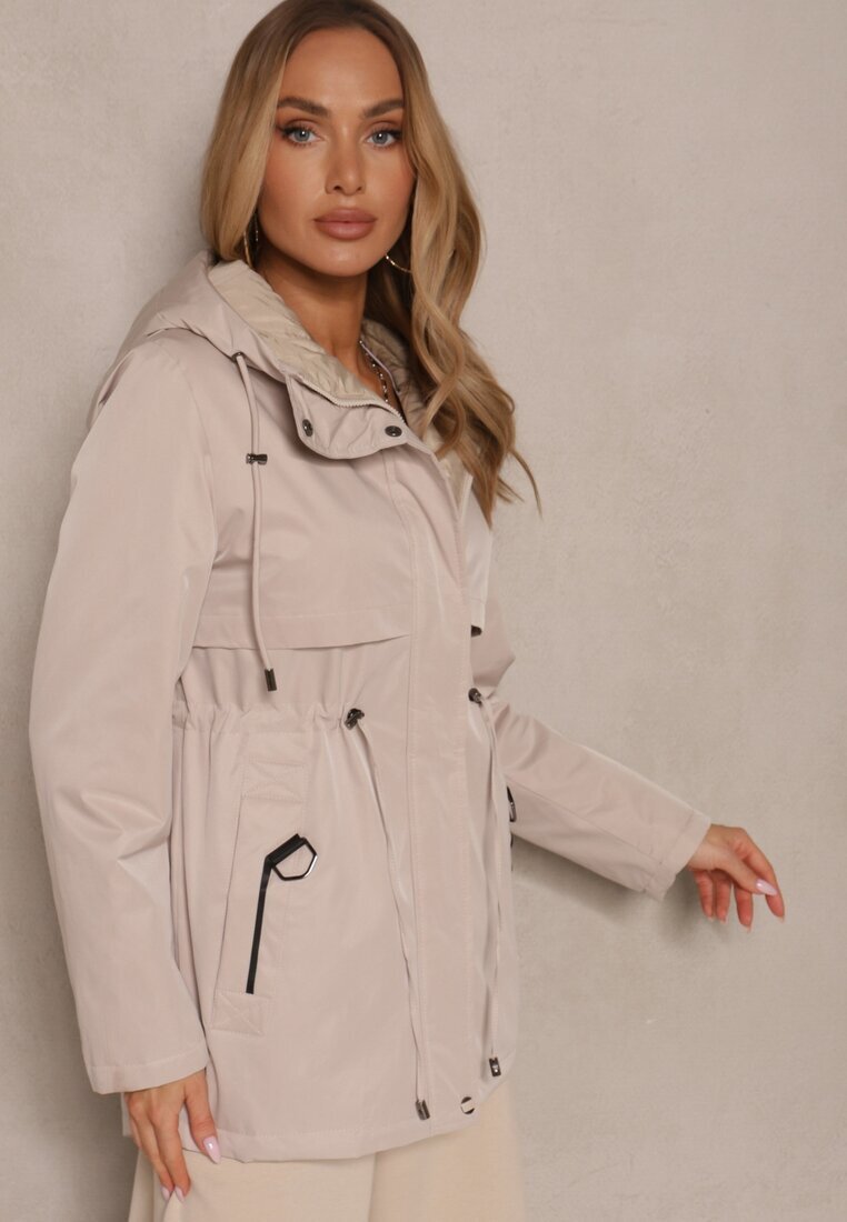 bh forever Jachetă Bej Reversibilă tip Parka Tarisen