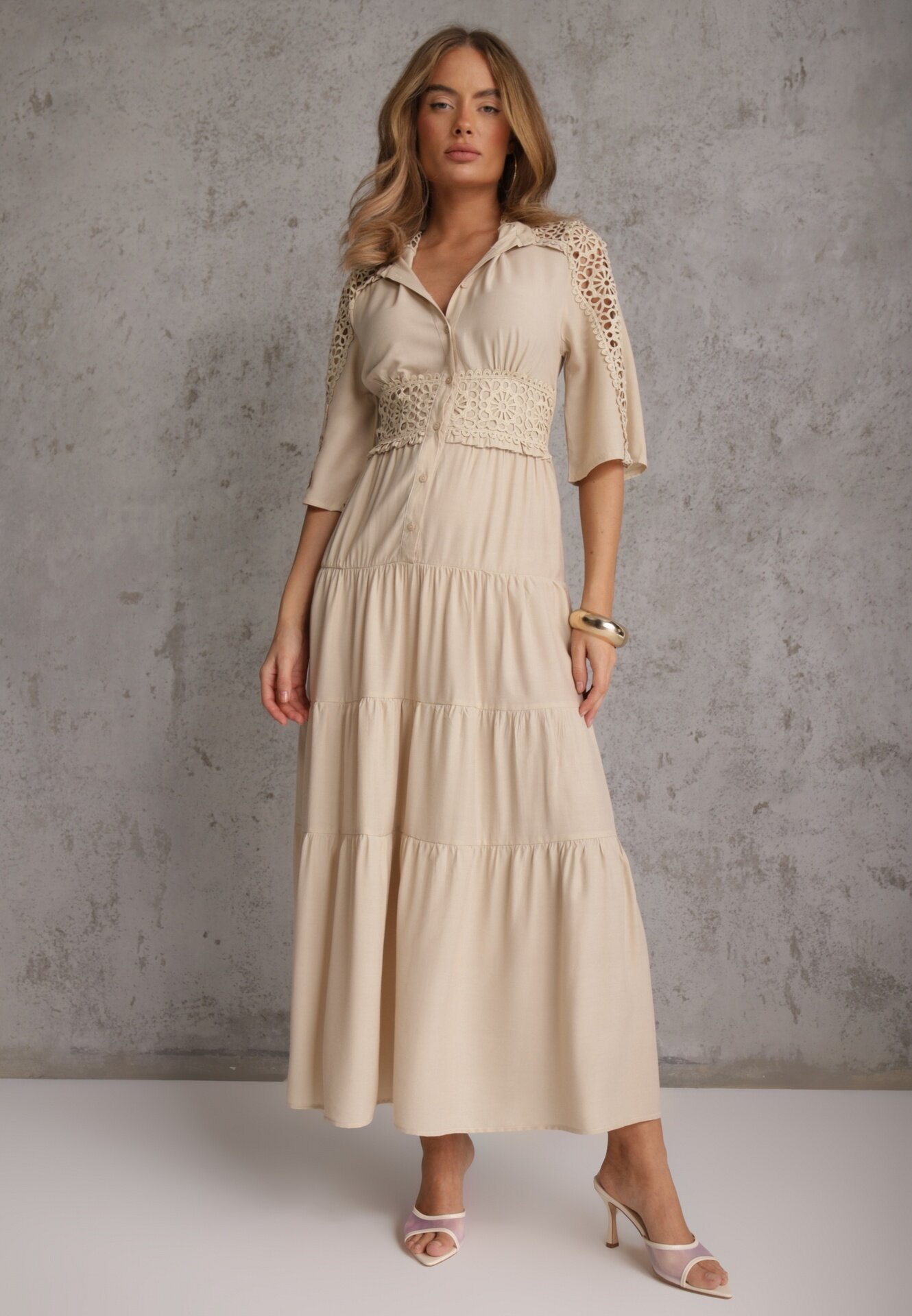 bisou's project Rochie Idacea Bej