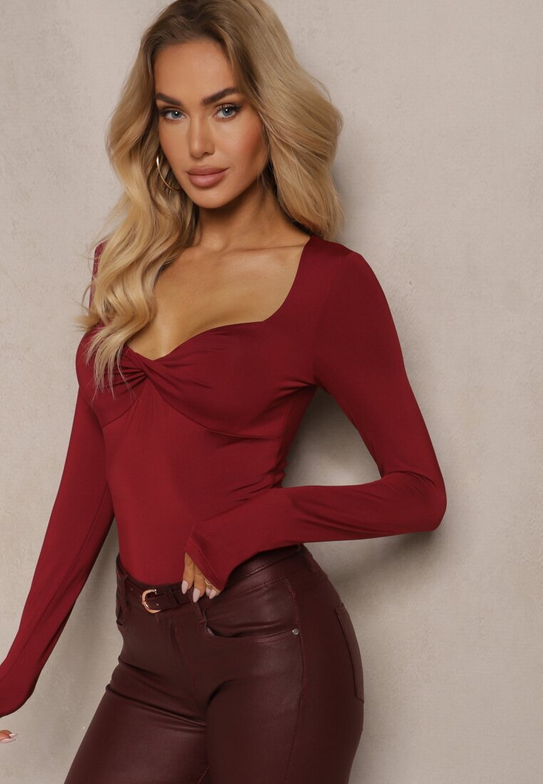by swan Bluză Bordo Astesilea