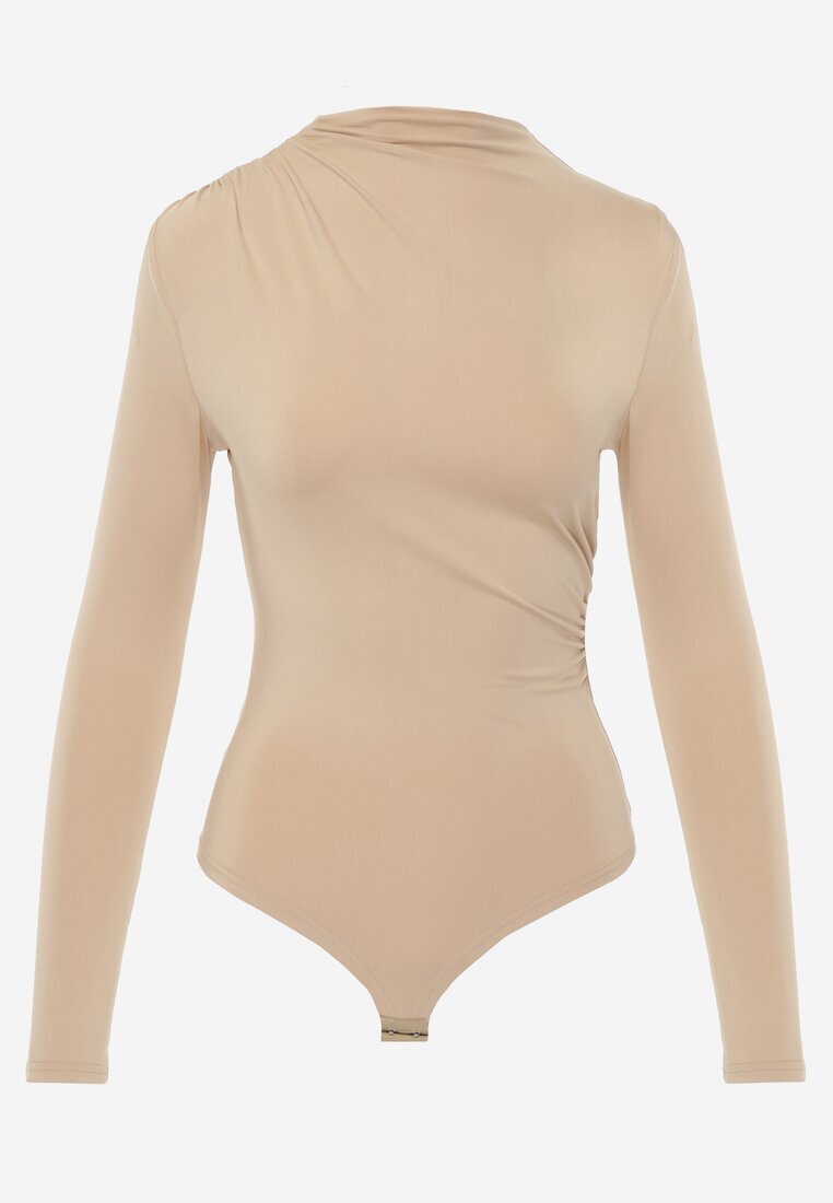 by swan Body bej închis cu drapaj decorativ Farbina