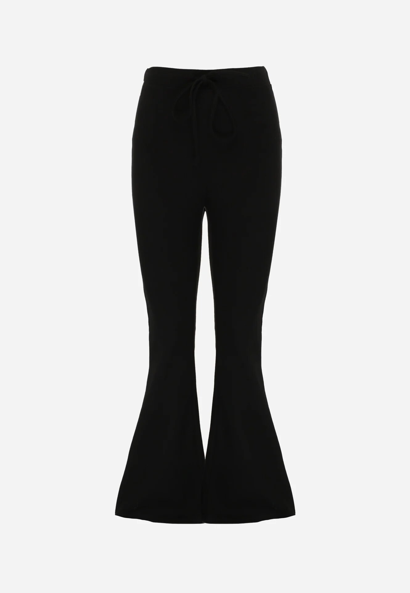 by swan Pantaloni flare modelatori din tricot din bumbac Tirena Negri