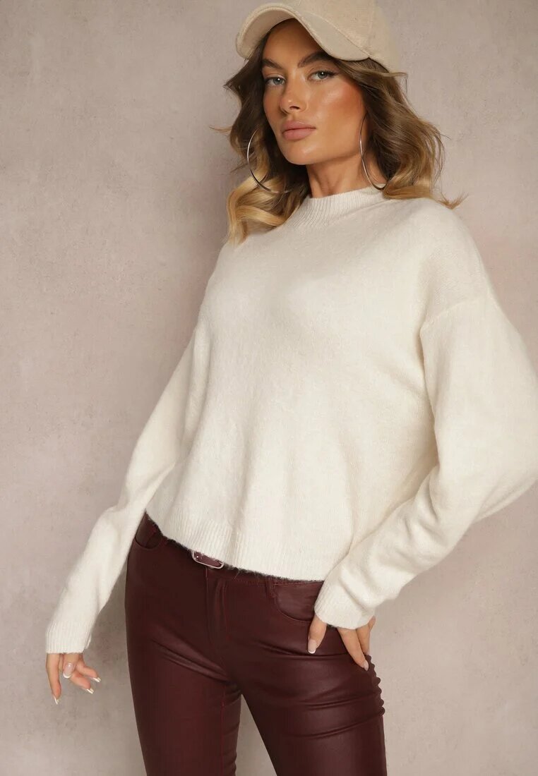 by swan Pulover Casual Bej deschis cu lână Sassilae