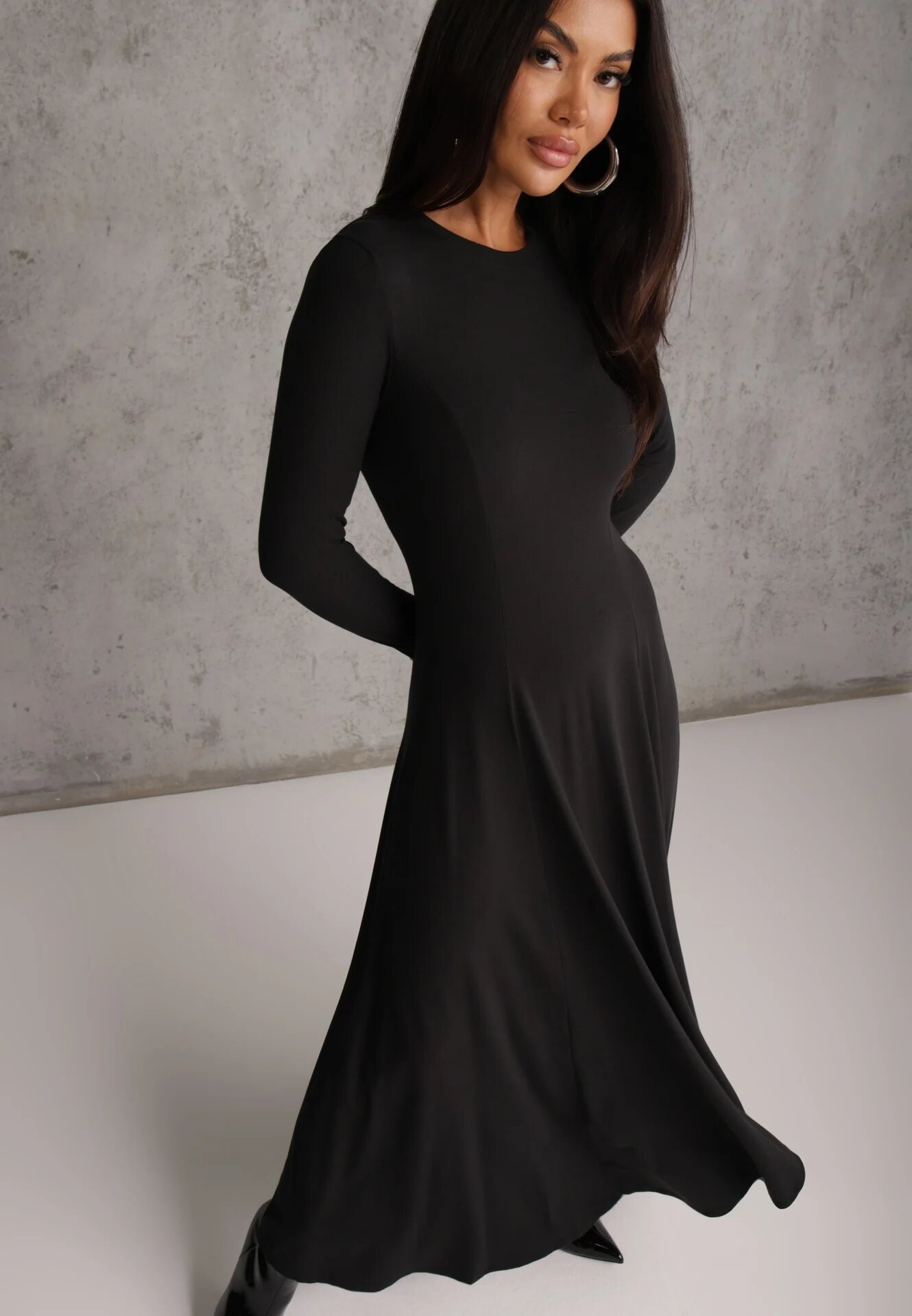 by swan Rochie Cloche Neagră din Bumbac Tusmala