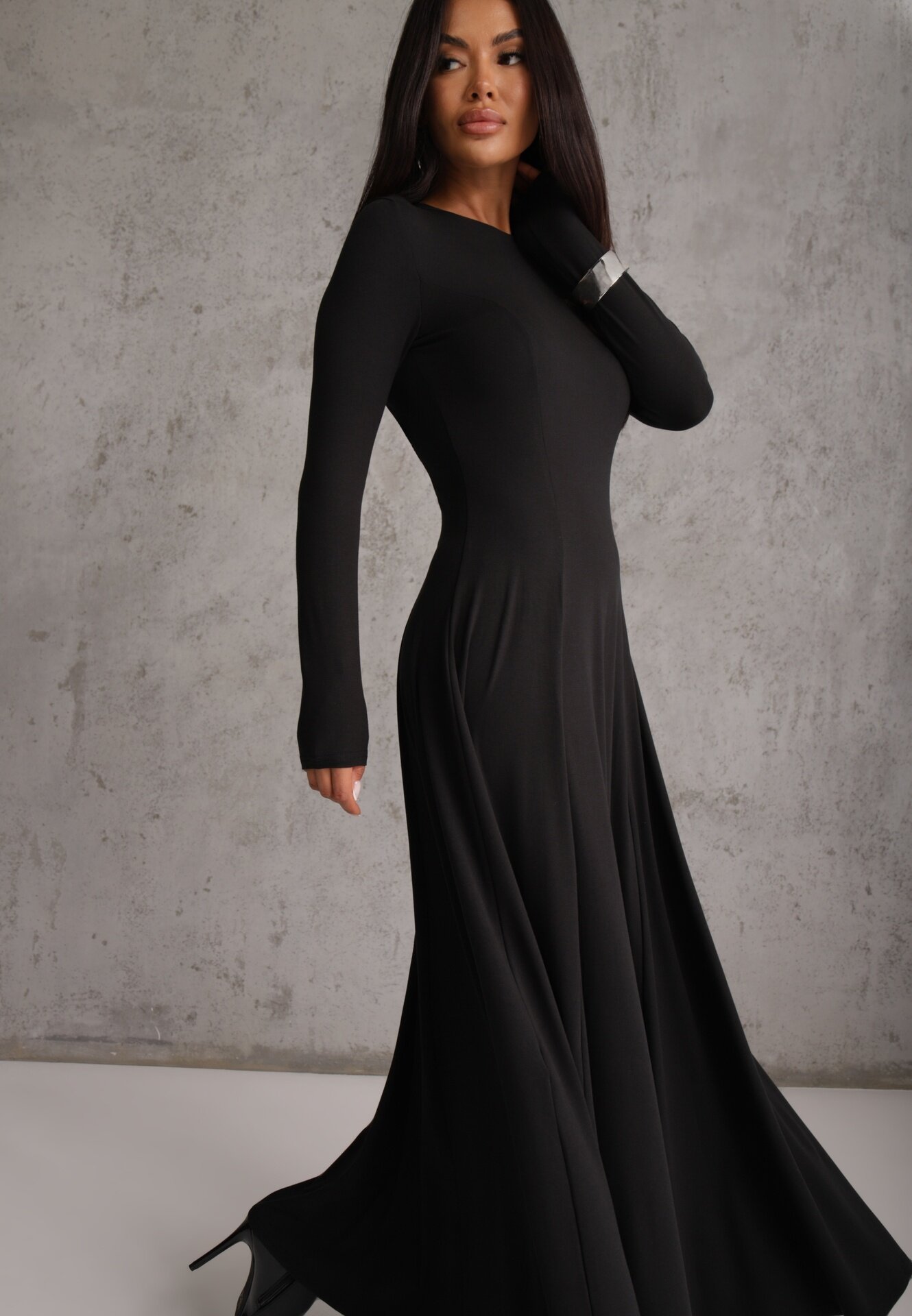 by swan Rochie Cloche Neagră din Bumbac Tusmala