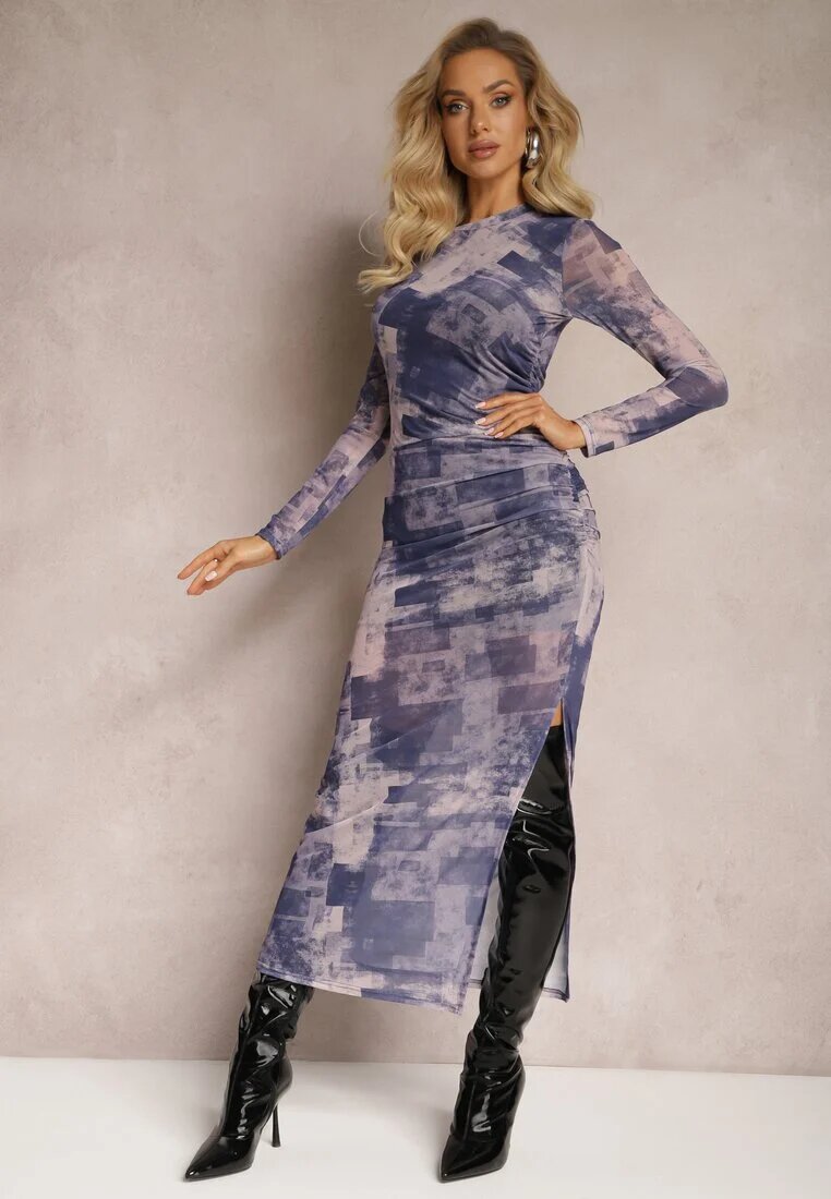 by swan Rochie Granat Mulată Maxi cu Decupaj Marperra