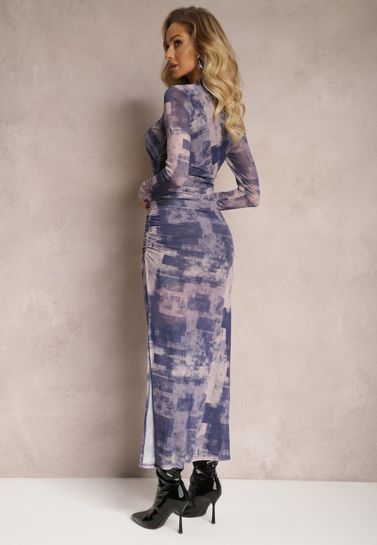 by swan Rochie Granat Mulată Maxi cu Decupaj Marperra