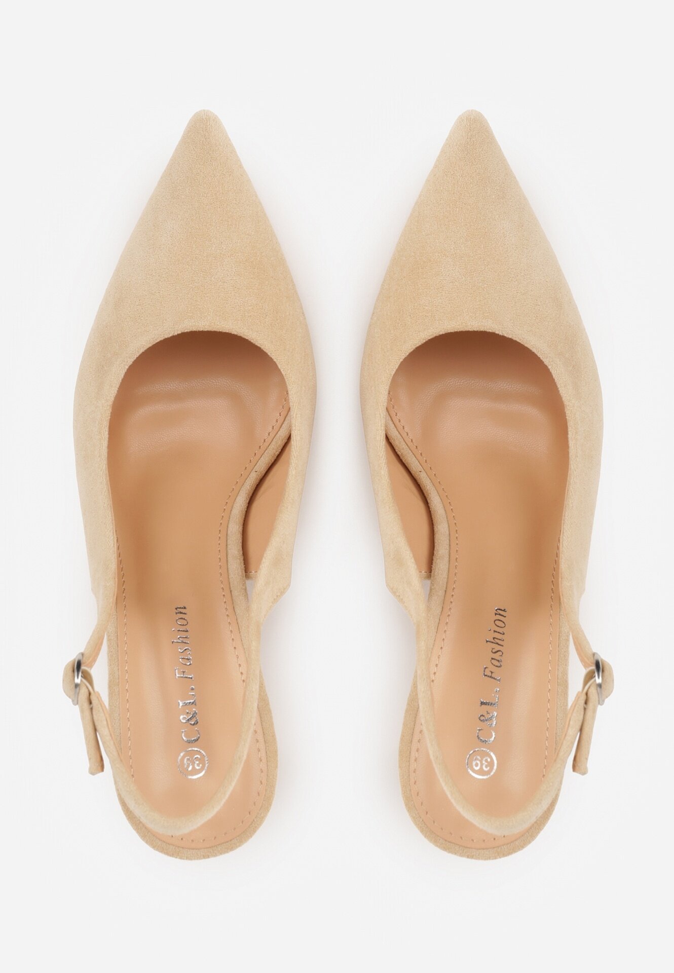 c&l fashion Pantofi stiletto Tarosie Bej