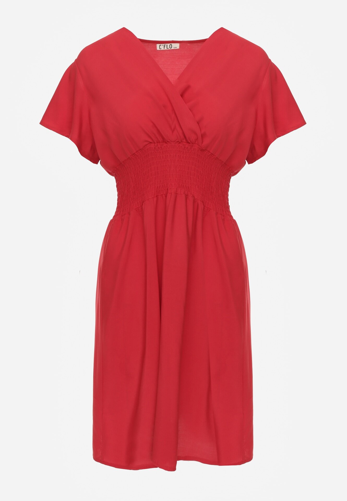 cflo Rochie Bordo din Viscoză Jadith