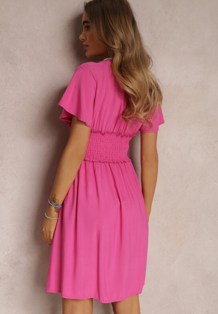 cflo Rochie Fuchsia din Viscoză Rukhsar