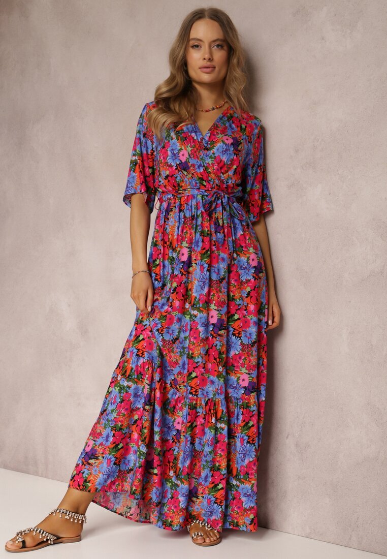 cflo Rochie Fuksia din Viscoză Lylian