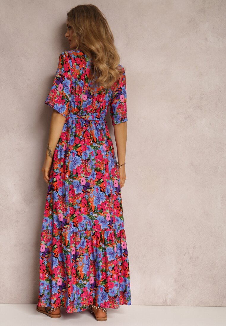 cflo Rochie Fuksia din Viscoză Lylian