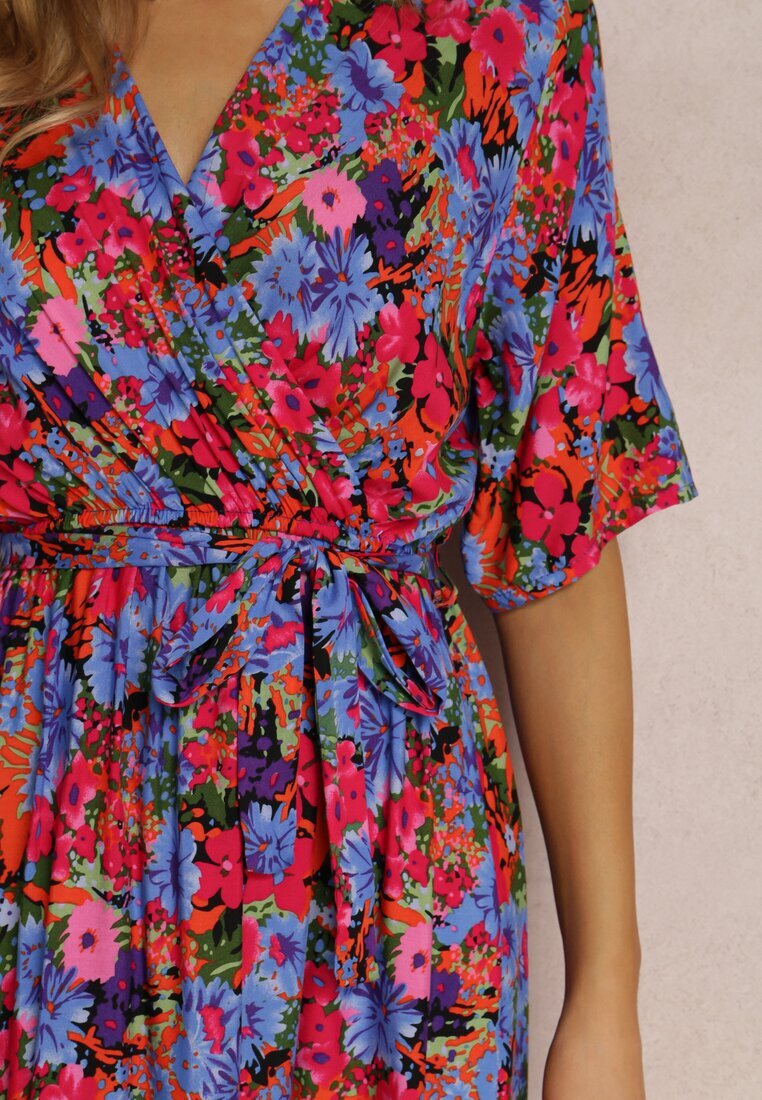 cflo Rochie Fuksia din Viscoză Lylian