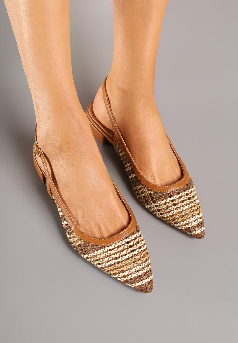 chiara foscari Sandale Maro Croșetate Slingback Odirissea