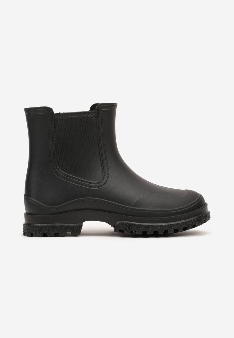  Cizme de cauciuc Slip-on Negre Scurte Urvia