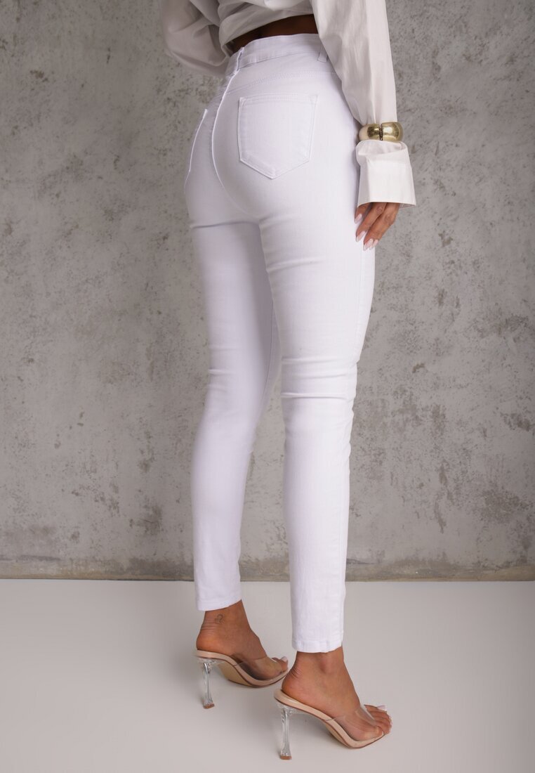 daysie Pantaloni Albi Skinny Winvienne