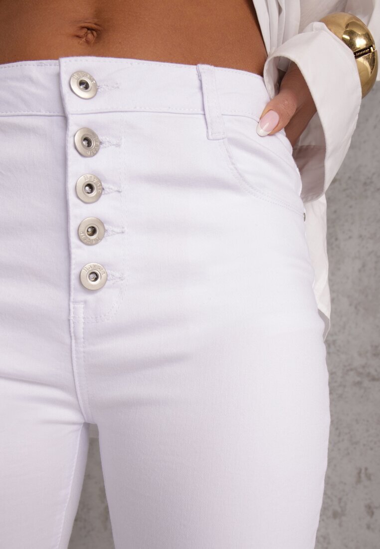 daysie Pantaloni Albi Skinny Winvienne
