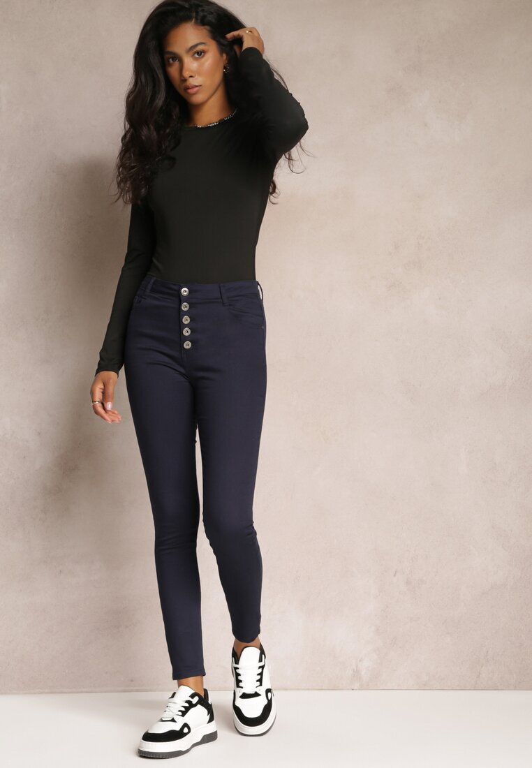 daysie Pantaloni Bleumarin Skinny Winvienne