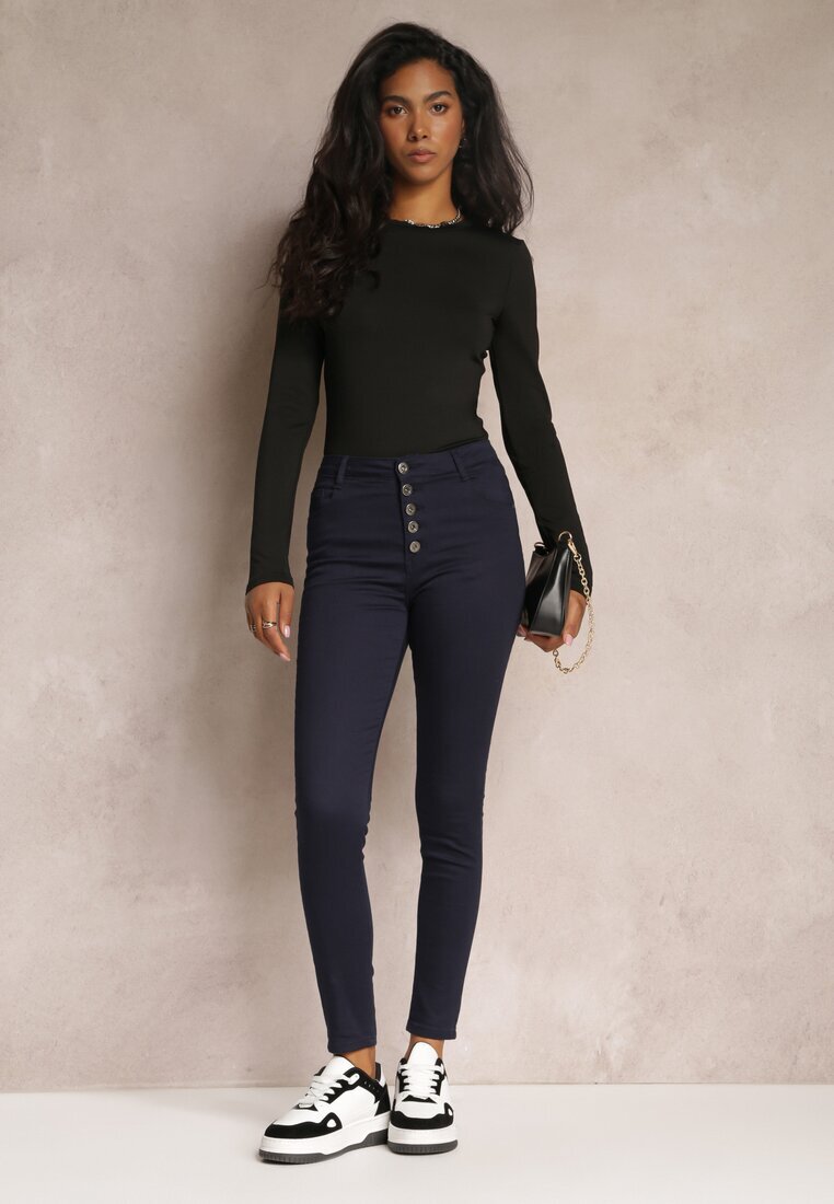 daysie Pantaloni Bleumarin Skinny Winvienne