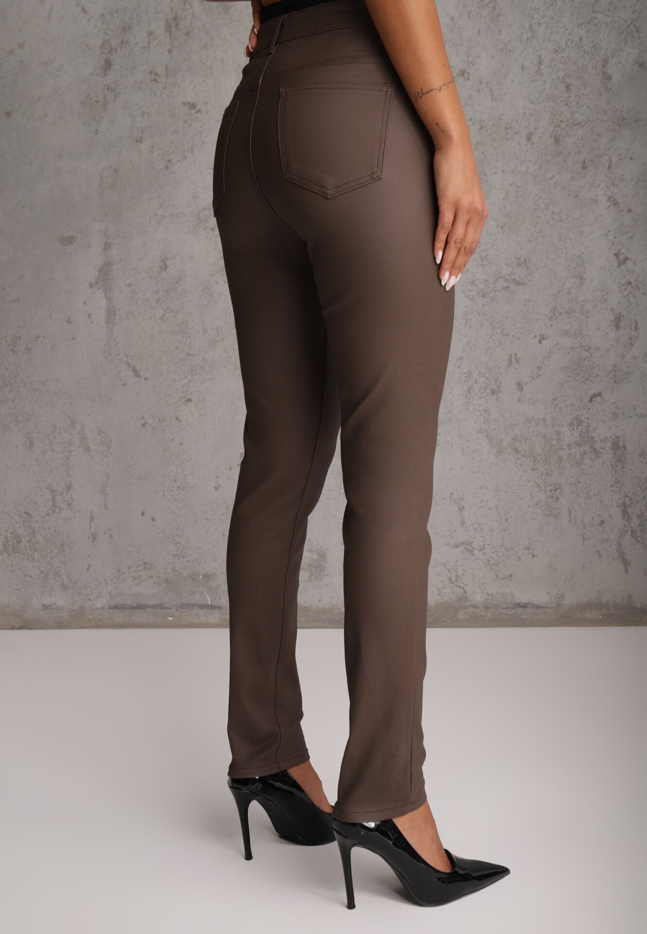 daysie Pantaloni Maro Skinny Zangi