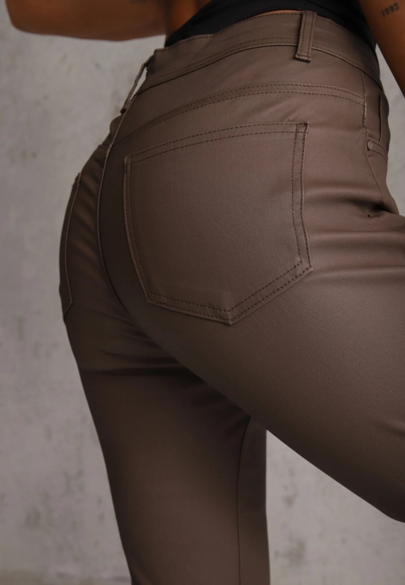 daysie Pantaloni Maro Skinny Zangi
