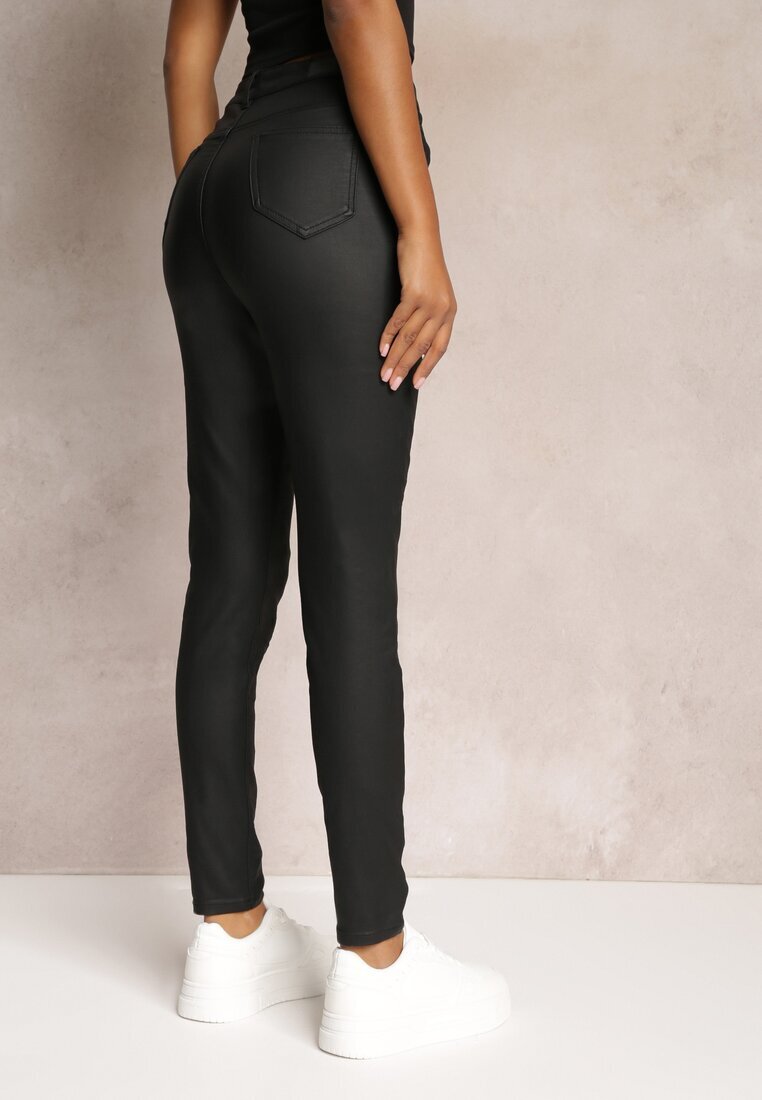 daysie Pantaloni Negri Casual Skinny cu o Croială Modelatoare Elovi