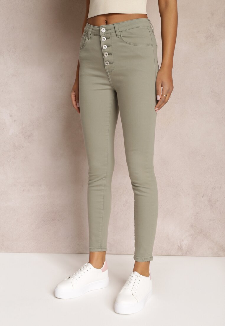 daysie Pantaloni Verde închis Skinny Winvienne