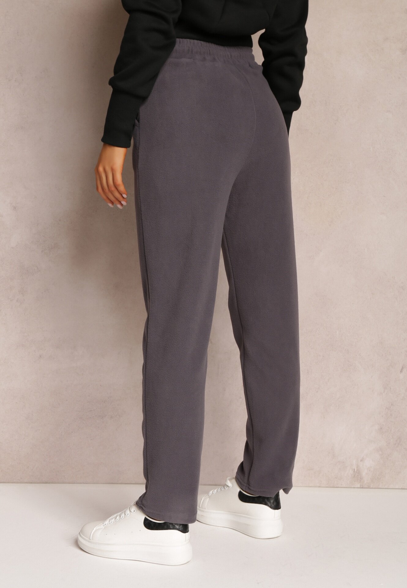 defox Pantaloni de trening Gri cu elastic în talie Imith