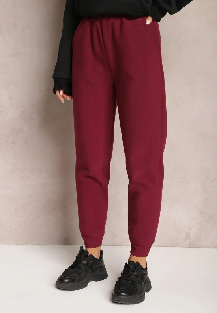 defox Pantaloni tricotati bordo cu elastic în talie Matrila