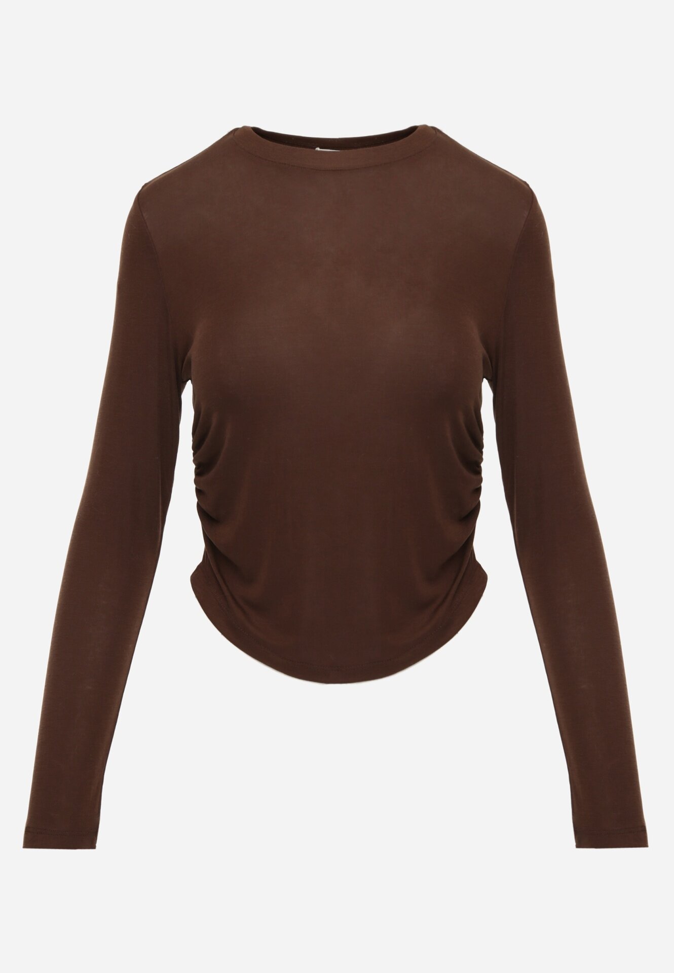 elsa.m by may Bluză Longsleeve cu fronseu din țesătură semi-transparentă din lyocell Kiava Maro