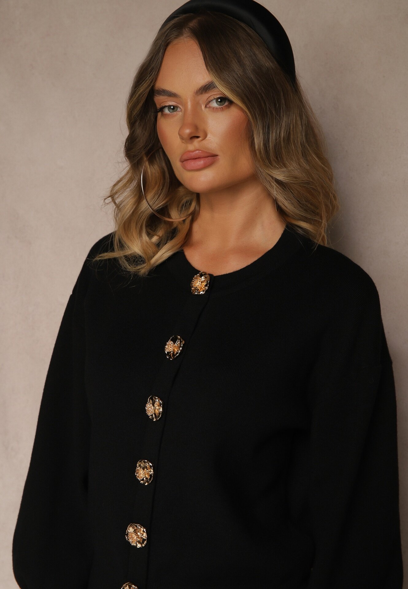 elsa.m by may Cardigan Acannte Negru
