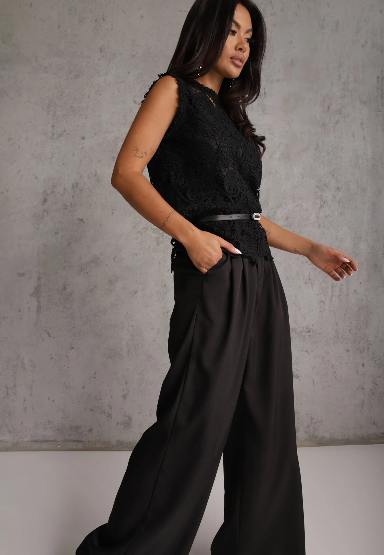 elsa.m by may Compleu elegant Amatice Negru