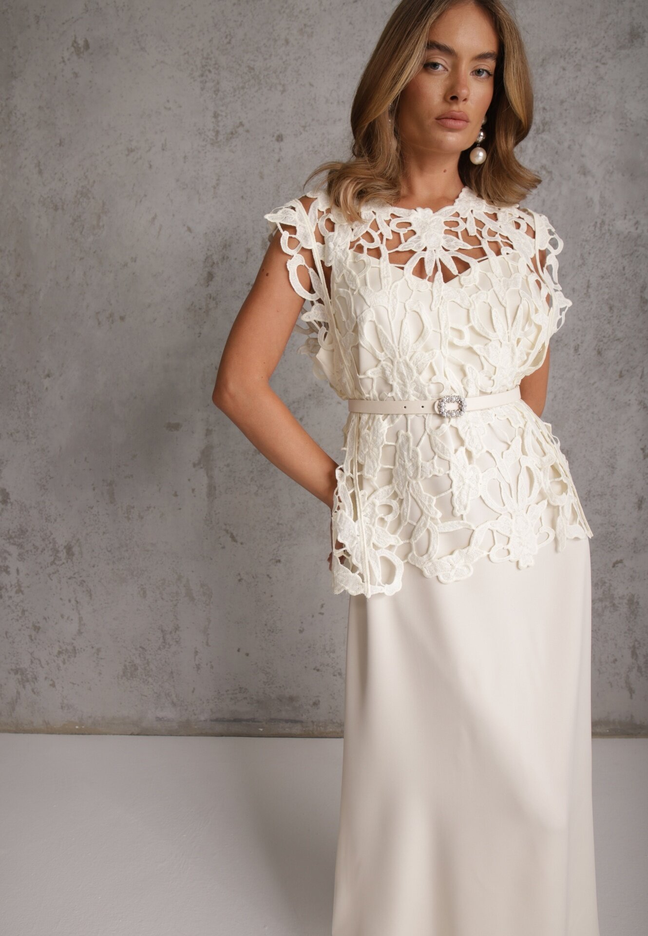 elsa.m by may Compleu elegant Nelalin Bej deschis