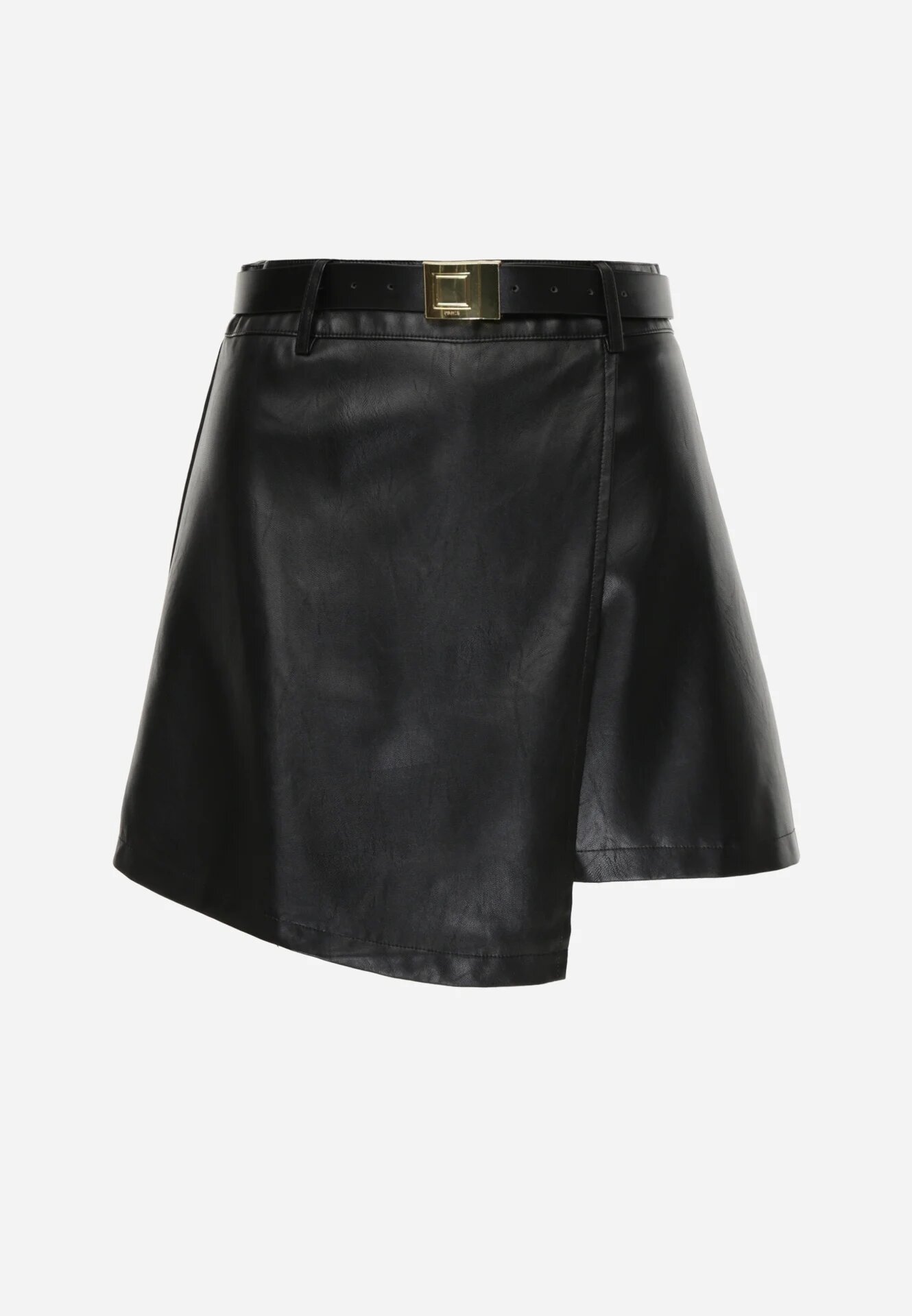 elsa.m by may Fustă-pantalon scurt asimetric cu curea Hamona Negri