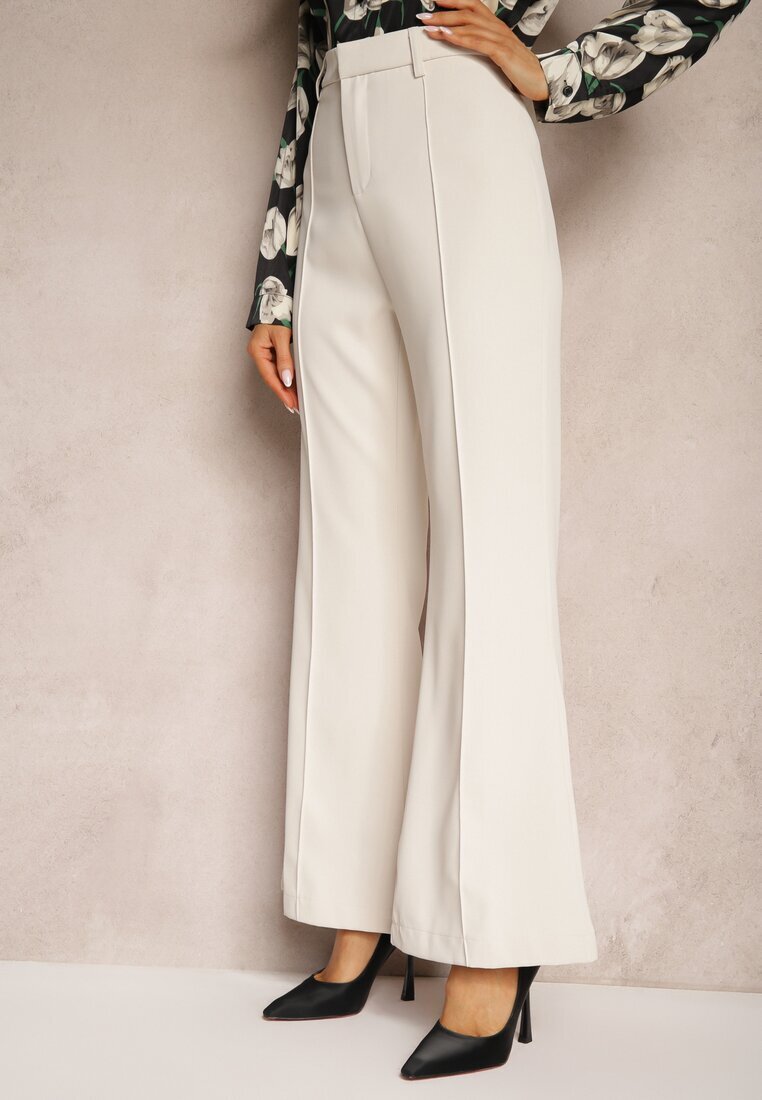 elsa.m by may Pantaloni Casual Bej tip Clopot High Waist Uinna