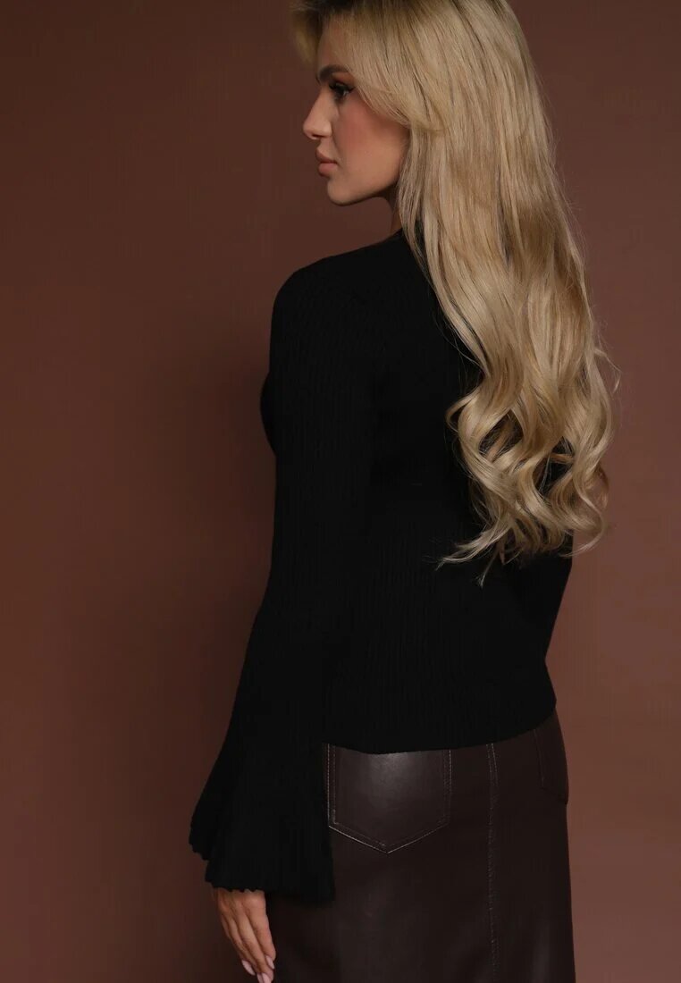 elsa.m by may Pulover Sediane Negru