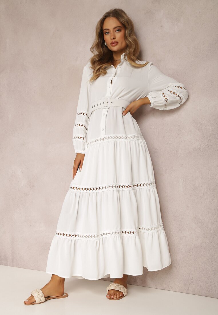 elsa.m by may Rochie Albă Basetes