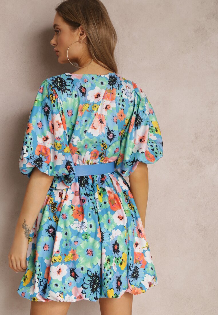 elsa.m by may Rochie Albastră cu curea Kasare