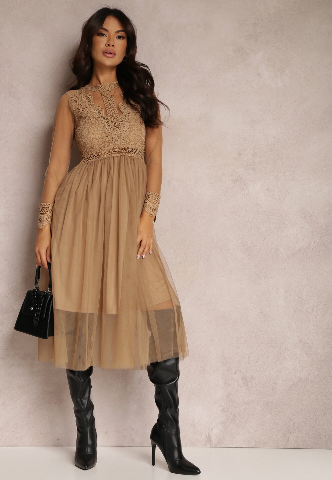 elsa.m by may Rochie Bej închis Lylah