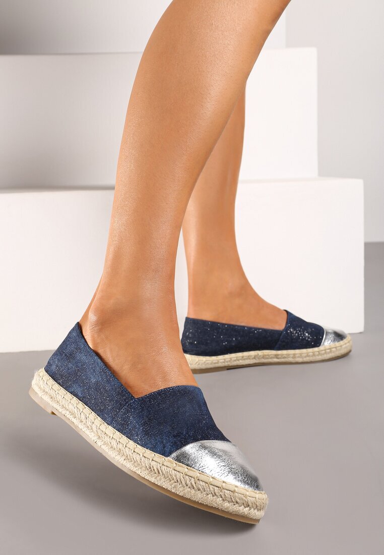  Espadrile Granat cu Vârf Decorativ pe Talpă Împletită Effiel