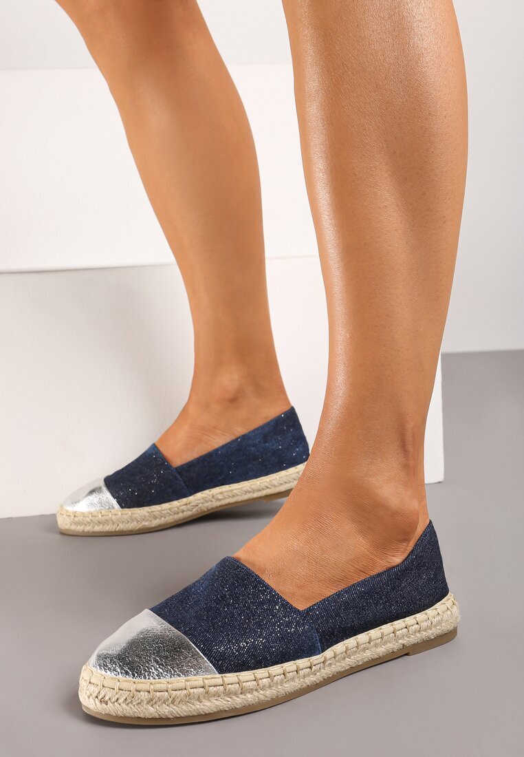  Espadrile Granat cu Vârf Decorativ pe Talpă Împletită Effiel