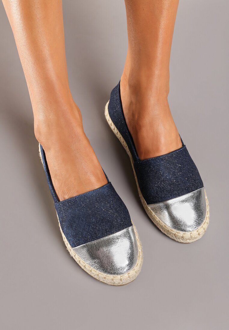  Espadrile Granat cu Vârf Decorativ pe Talpă Împletită Effiel