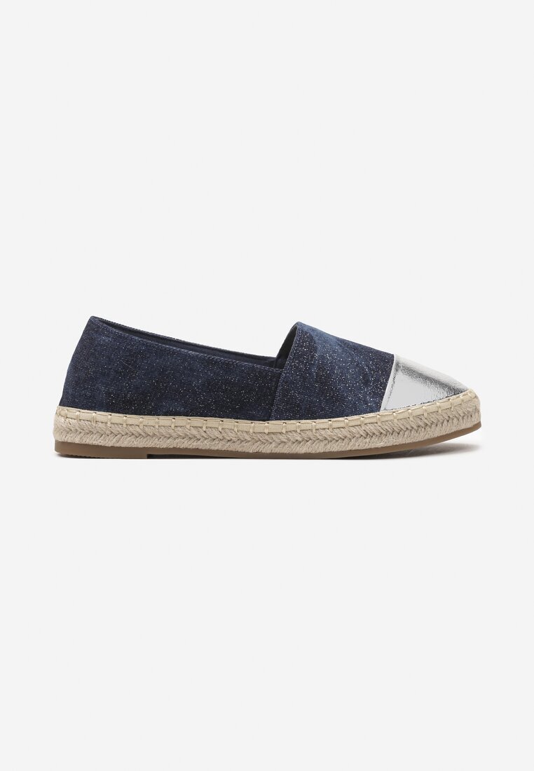  Espadrile Granat cu Vârf Decorativ pe Talpă Împletită Effiel