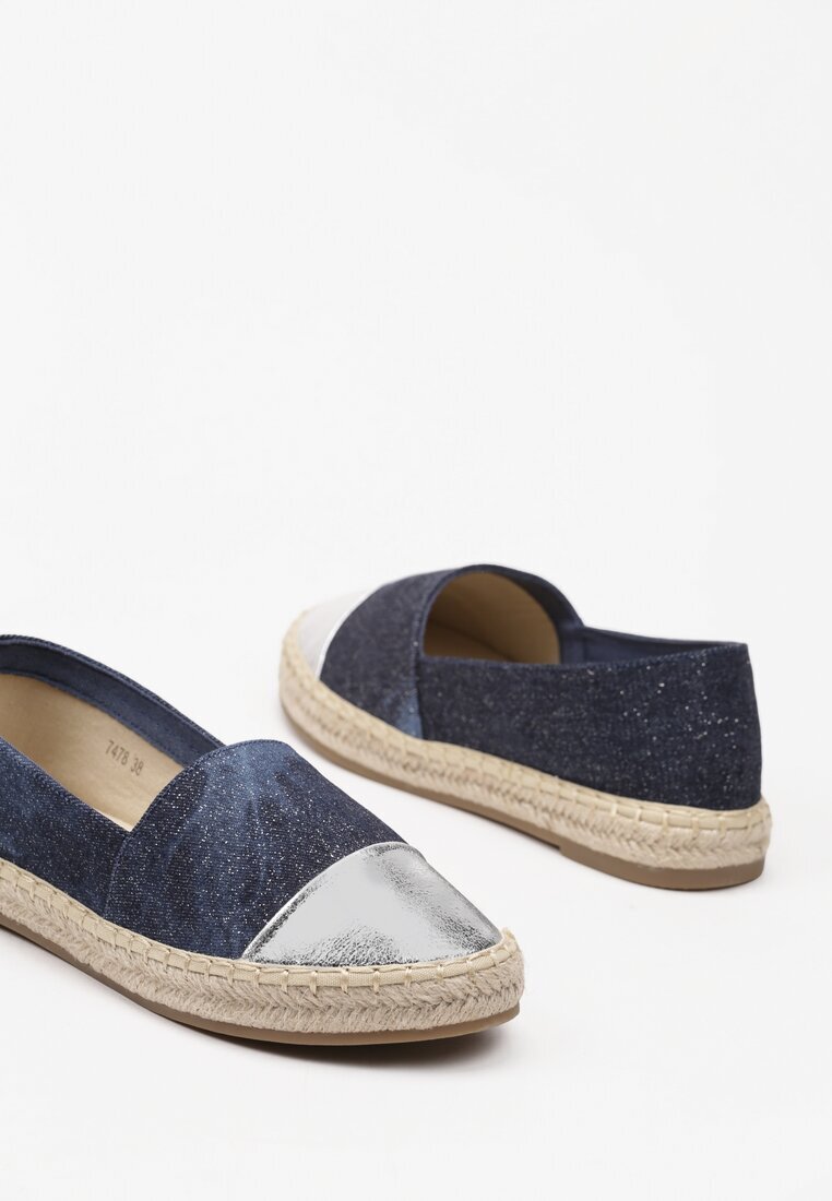  Espadrile Granat cu Vârf Decorativ pe Talpă Împletită Effiel
