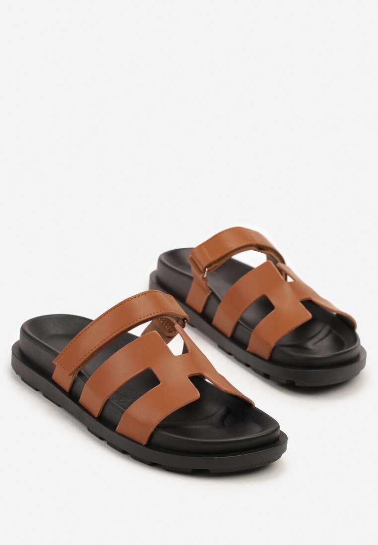 fashion Papuci Maro Decorate Cu Decupaje Fenelissa